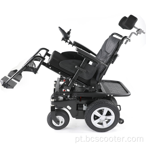 Reabilitação de reabilitação artesanal para cadeira de rodas em pé de rodas
